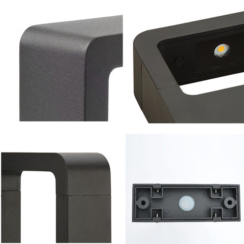 Lampadaire jardin extérieur lumières borne avec prise de terre Lampadaire jardin extérieur lumières borne avec prise de terre