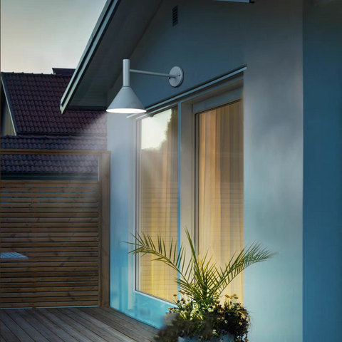 Außen wandlampe Innenleuchte Langarm Außentür wandleuchte Korridor Terrasse Balkon E27 LED Gluehbirne