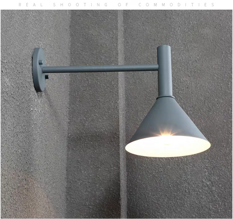 Außen wandlampe Innenleuchte Langarm Außentür wandleuchte Korridor Terrasse Balkon E27 LED Gluehbirne
