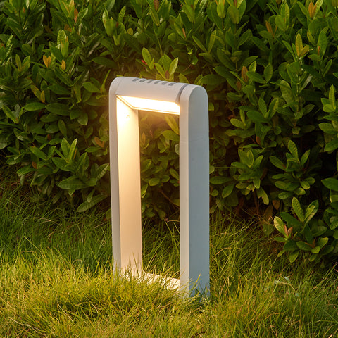 Topmo-plus outdoor stehlampe gartenbeleuchtung weiß 350 Grad drehbar