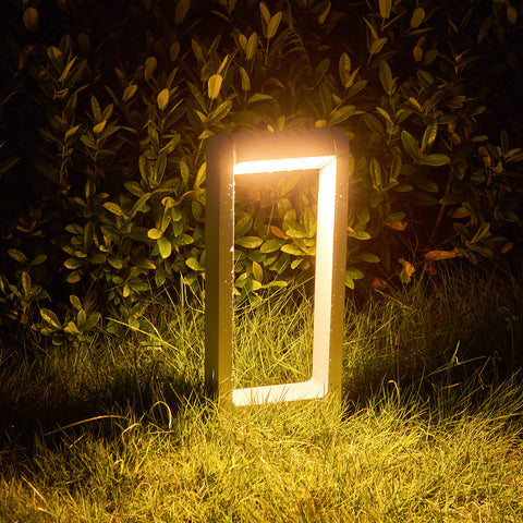 Topmo-plus outdoor stehlampe gartenbeleuchtung weiß 350 Grad drehbar