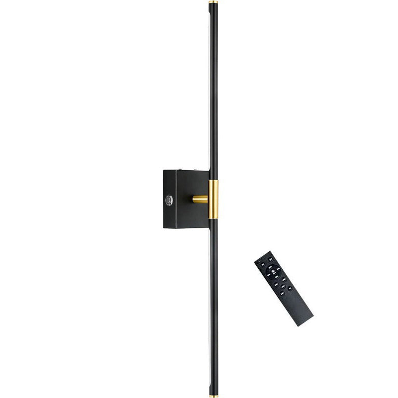 Aufladbare Wandlampe mit Touch-Taste Magnetische Wand leuchte mit Fernbedienung drehbares Licht 3 Farbe Farbtemperaturen dimmbar 72CM