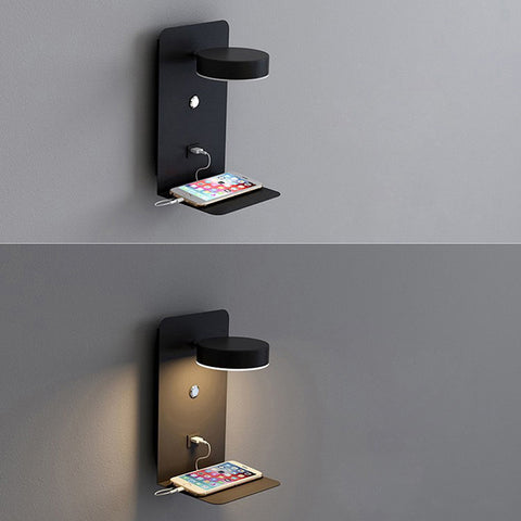 USB aufladbare Wand Lampe mit Touch Schalter LED Nacht Lese Leuchte