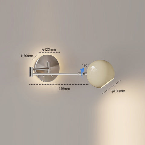 Vollspektrum Lese Wandlampe Schlafzimmer Bettlampe Touch Schalter