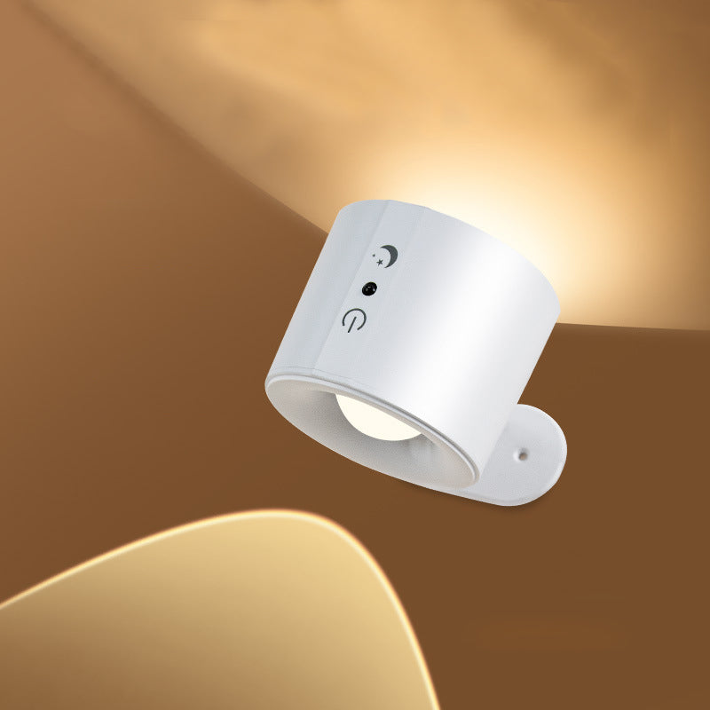 Drahtlose magnetische Wandlampe mit Fernbedienung drehbarer Umgebungslicht