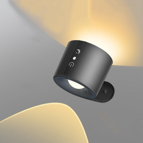 Drahtlose magnetische Wandlampe mit Fernbedienung drehbarer Umgebungslicht