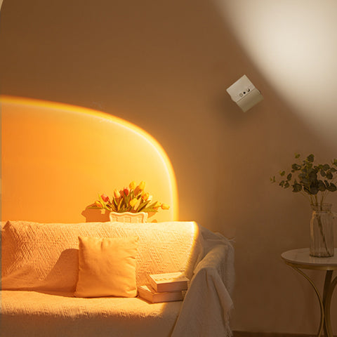 Drahtlose magnetische Wandlampe mit Fernbedienung drehbarer Umgebungslicht