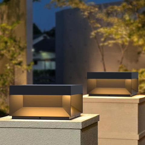  Lámparas de columna Farolas Jardin electrica 20cm cuadrado
