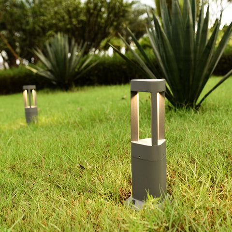 Außen standleuchte außenleuchte LED Gartenlampe Wegeleuchte Dreieck 7W