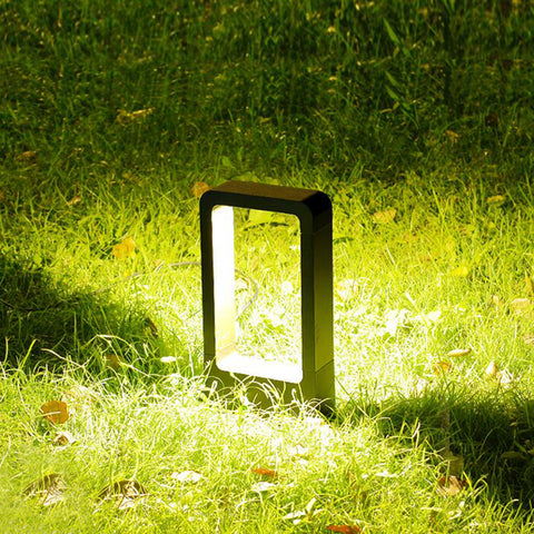 Topmo-plus außen Gartenlampen / 7W LED bridgelux COB Wegeleuchte Aluminium LED Gartenstrahler Standlampe IP65 Wasserdicht Terasse/Garten/Korridor/Flurbeleuchtung 770LM 30CM Grau