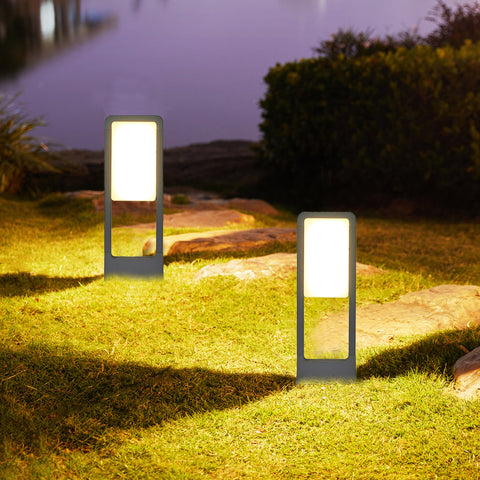 Außenlampe graue standlampe garten / 25W gartenlampe 45CM
