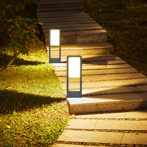 Außenlampe graue standlampe garten / 25W gartenlampe 45CM