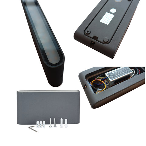 Wandleuchte Arbeitszimmer 12W LED Wandlicht Korridor ultra dünn 18CM