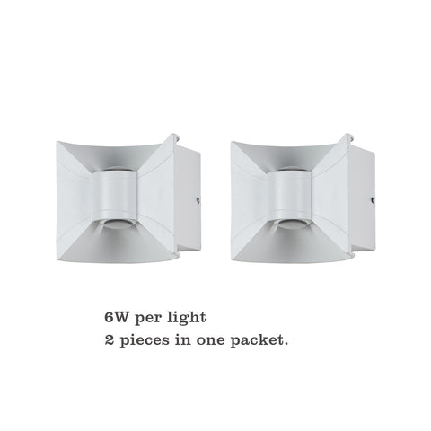 2er Pack 6W LED indoor outdoor wall lights Flurlampe eingangsbeleuchtung hängend