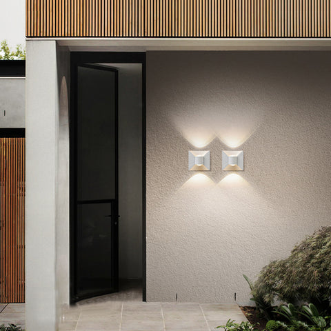 2er Pack 6W LED indoor outdoor wall lights Flurlampe eingangsbeleuchtung hängend