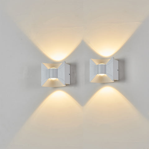 2er Pack 6W LED indoor outdoor wall lights Flurlampe eingangsbeleuchtung hängend