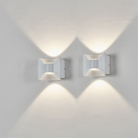 2er Pack 6W LED indoor outdoor wall lights Flurlampe eingangsbeleuchtung hängend