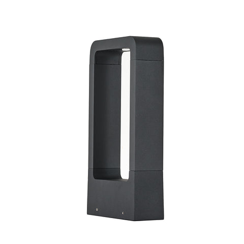 Standlampe garten pollerleuchte 7W LED COB Rechteckig mit erdungsstecker