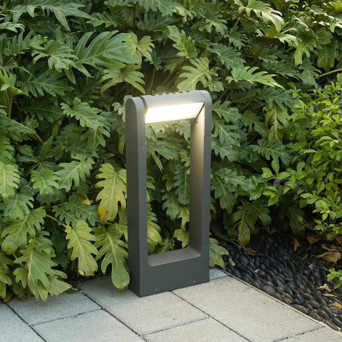 Gartenleuchten outdoor stehlampe 40CM bodenaufbauleuchte 350 Grad drehbar