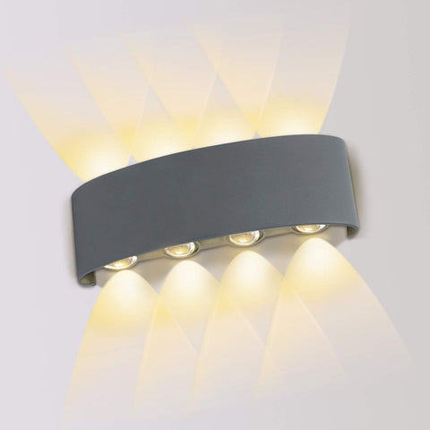 8W LED Wandlampe Wasserdichte IP65 Wandbeleuchtung