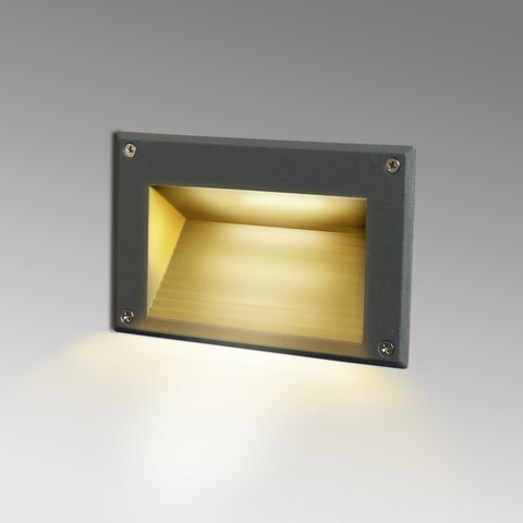 Bodenstrahler Treppen einbauleuchte LED Stufen Aluminium 3W