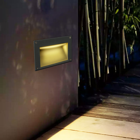 Bodenstrahler Treppen einbauleuchte LED Stufen Aluminium 3W