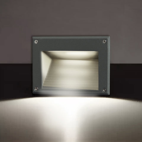 Bodenstrahler Treppen einbauleuchte LED Stufen Aluminium 3W