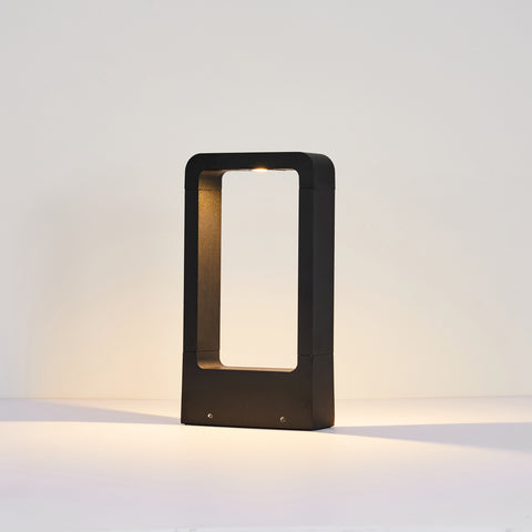 Standlampe garten pollerleuchte 7W LED COB Rechteckig mit erdungsstecker