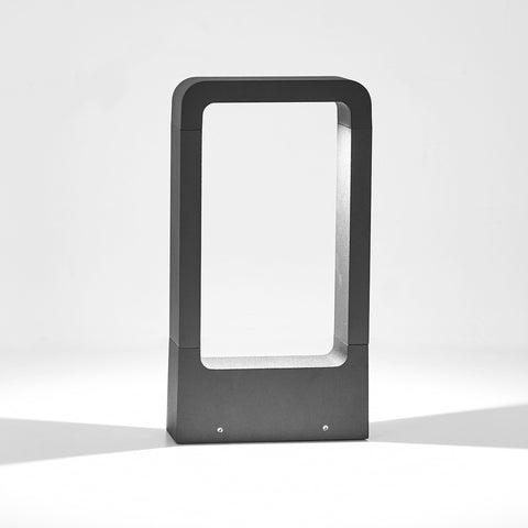 Standlampe garten pollerleuchte 7W LED COB Rechteckig mit erdungsstecker
