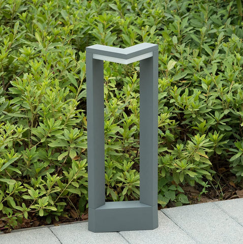 lámpara de jardín 12W LED iluminación de patio y terraza aluminio
