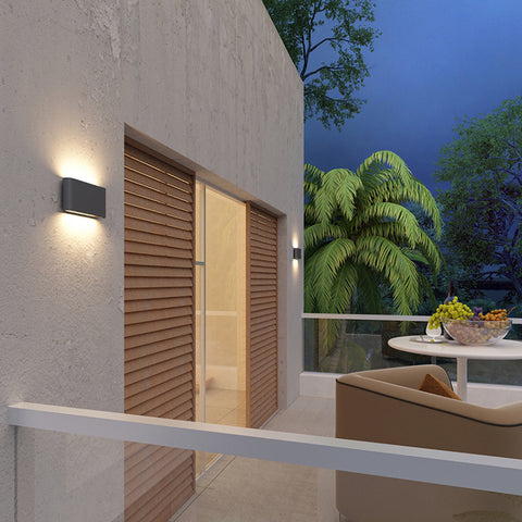 Wandleuchte Arbeitszimmer 12W LED Wandlicht Korridor ultra dünn 18CM