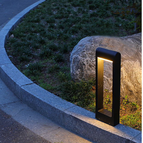 Gartenleuchten outdoor stehlampe 40CM bodenaufbauleuchte 350 Grad drehbar