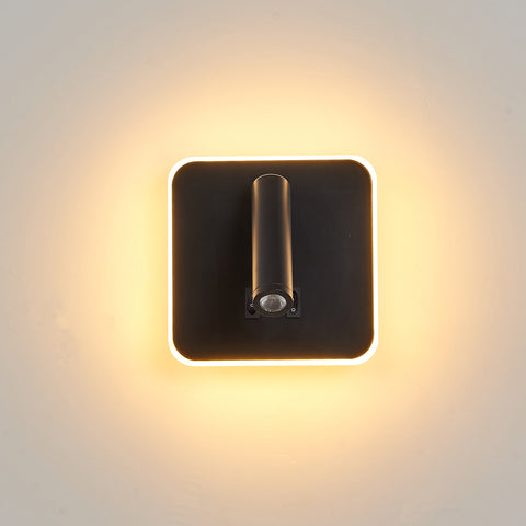 Topmo-plus LED 12W Leselampen Hotel Bettleuchten Wohnzimmer Wandleuchten mit schalter Modern Flur Schlafzimmer Treppen Hotels Nachttischlampe 3000K (3W+9W) 
