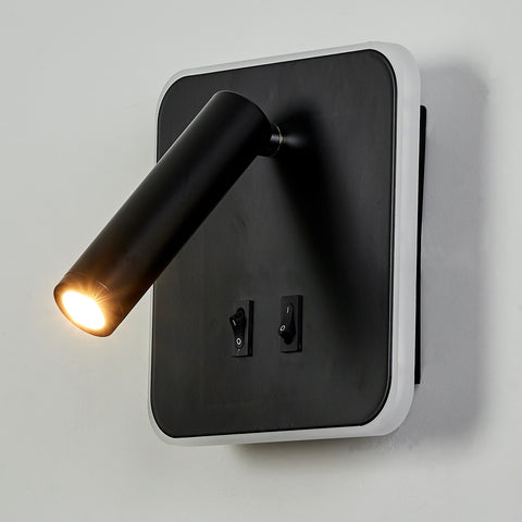 Topmo-plus LED 12W Leselampen Hotel Bettleuchten Wohnzimmer Wandleuchten mit schalter Modern Flur Schlafzimmer Treppen Hotels Nachttischlampe 3000K (3W+9W) 