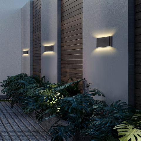 12W LED Wandlampe Wasserdichte IP65 Wandbeleuchtung 18CM