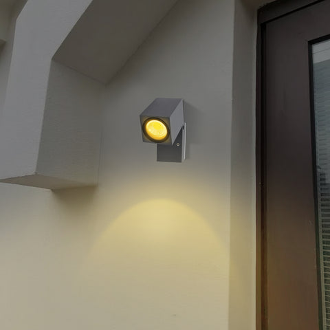 Garten Wandlicht Flur Aluminium Wandspot 5W GU10 LED