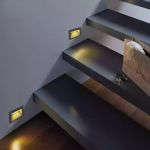 Bodenstrahler Treppen einbauleuchte LED Stufen Aluminium 3W