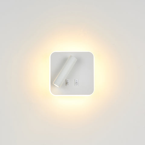 Topmo-plus LED 12W Leselampen Hotel Bettleuchten Wohnzimmer Wandleuchten mit schalter Modern Flur Schlafzimmer Treppen Hotels Nachttischlampe 3000K (3W+9W) 
