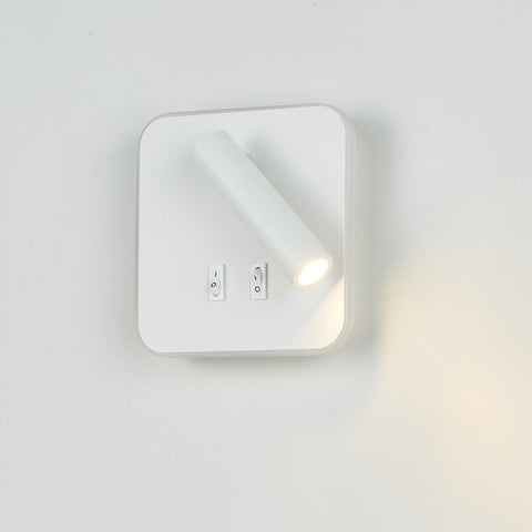 Topmo-plus LED 12W Leselampen Hotel Bettleuchten Wohnzimmer Wandleuchten mit schalter Modern Flur Schlafzimmer Treppen Hotels Nachttischlampe 3000K (3W+9W) 