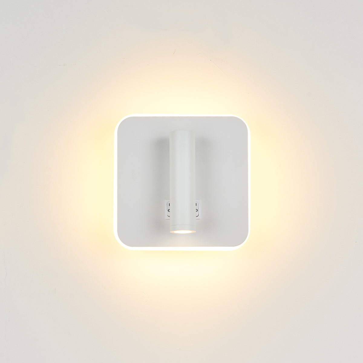 Topmo-plus LED 12W Leselampen Hotel Bettleuchten Wohnzimmer Wandleuchten mit schalter Modern Flur Schlafzimmer Treppen Hotels Nachttischlampe 3000K (3W+9W) 